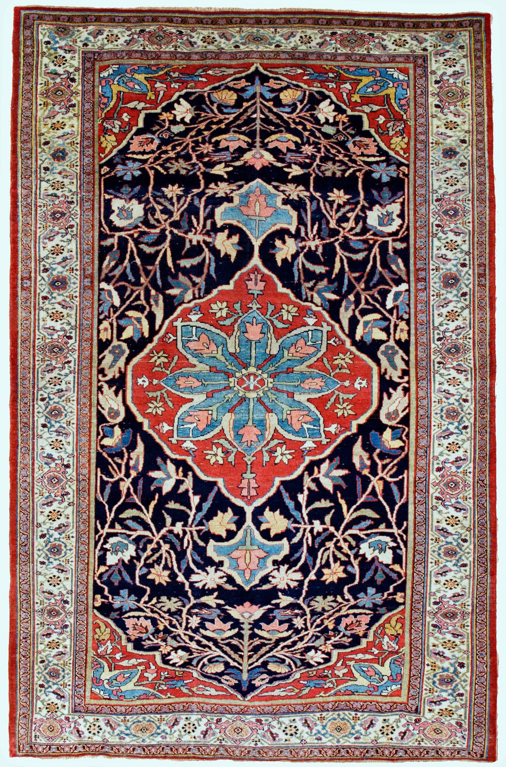 Antique Persian Bidjar rug