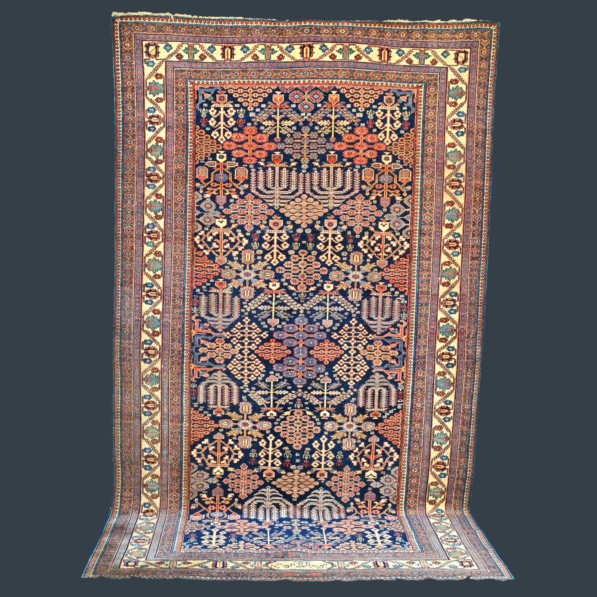 Antique Joshagan gallery carpet, central Persia, mid 19th century - Douglas Stock Gallery antique Oriental rug archives