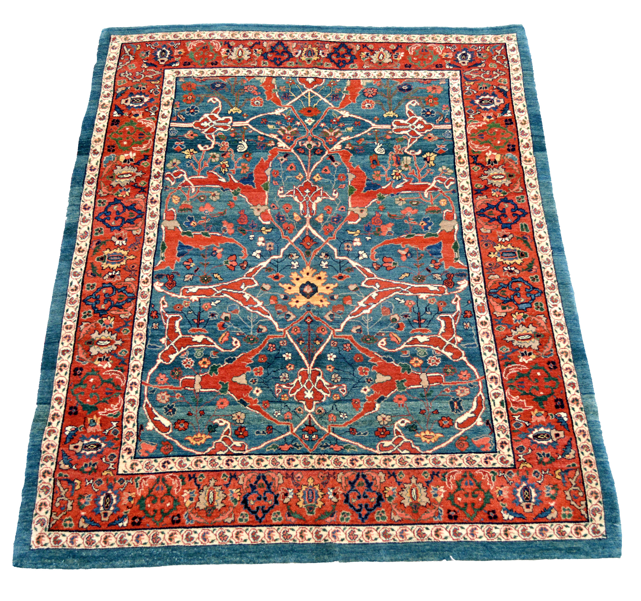 Contemporary hand woven Bidjar rug with Split Arabesque design - Douglas Stock Gallery, Oriental rugs Boston, Brookline, Newton, Weston, Concord, Wellesley, Natick,MA area