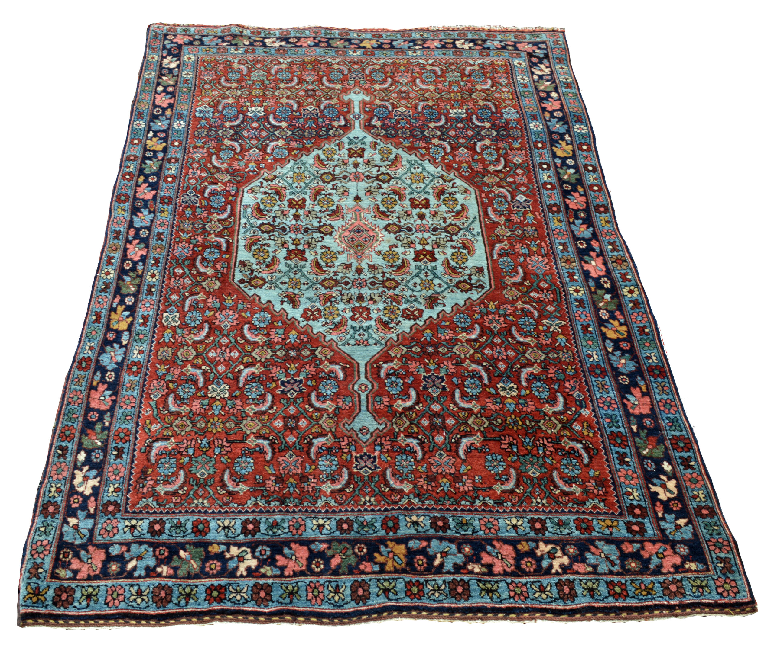 Antique Persian Bidjar rug.